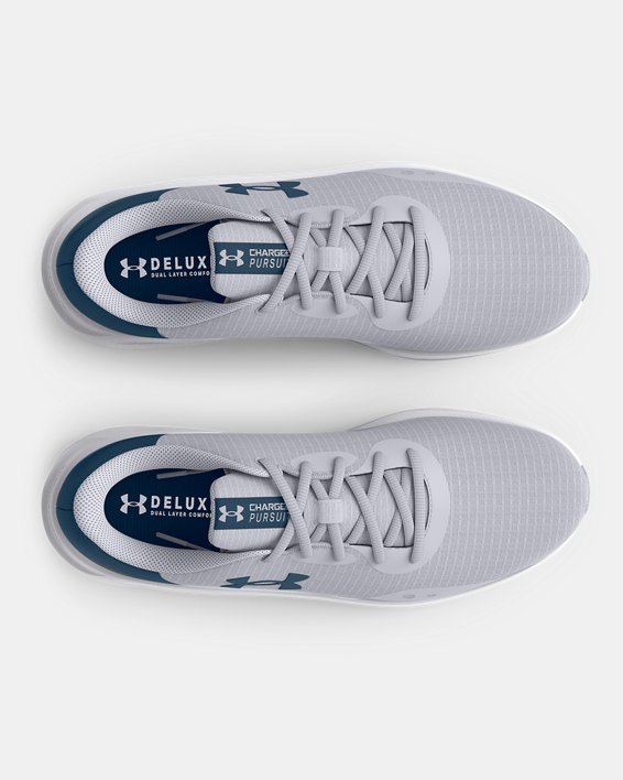 Men's UA Charged Pursuit 3 Tech Running Shoes, Gray, pdpMainDesktop image number 2